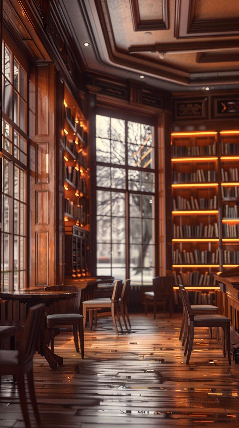 Library Backgrounds Rainy Cozy Bookstore Phone Wallpaper β Rainy Day Library (digital Download ...