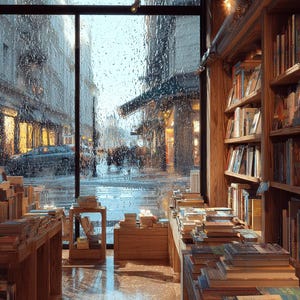 Library Backgrounds Rainy Cozy Bookstore Phone Wallpaper β Rainy Day (12 Images) (digital ...