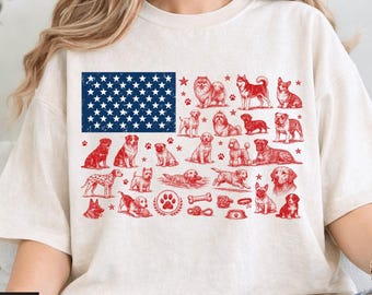PNG de amante de los perros patrióticos, PNG de mamá perruna del 4 de julio, diseño de perro americano, gráfico de caras de perros de moda con la bandera estadounidense, sublimación para amantes de los perros de EE. UU.