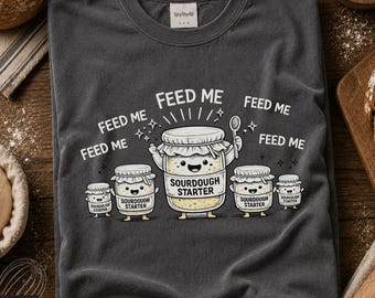 Frase divertida sobre masa madre PNG, Camiseta de panadero de granja por sublimación, Panadería PNG, Regalo vintage cottagecore para panadero y mamá de masa madre