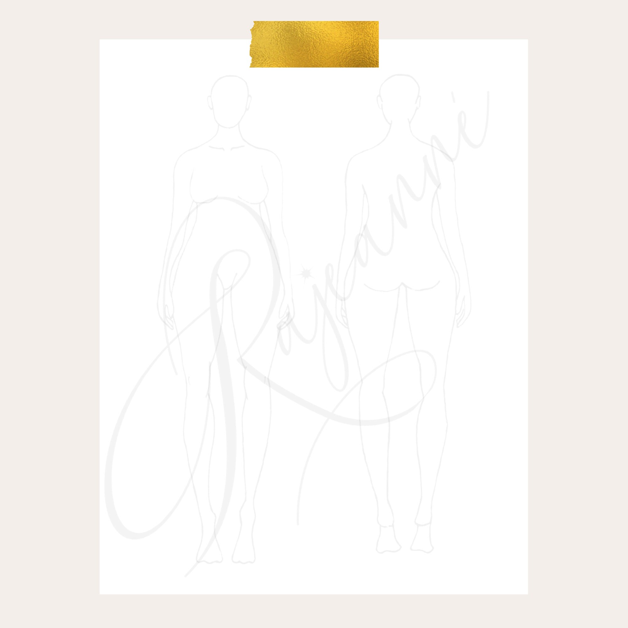 Plus Size Fashion Design Croquis Template Female Fashion - Etsy