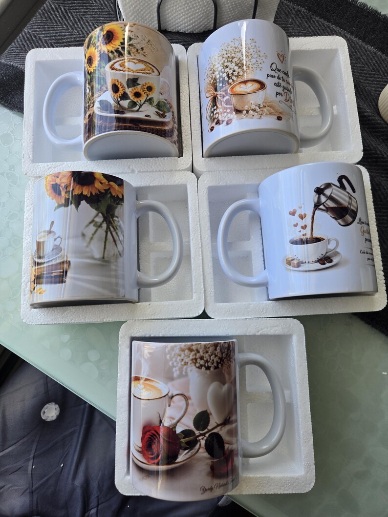 Este es el frente de las tazas