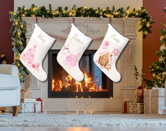 トゥイーティー ホリデー・ストッキング クリスマスストッキング 靴下 くつした パーソナライズされたボヘミアン風ウッドランドベビーアニマル