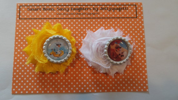 Olaf Summertime Hair Clips-Frozen Movie Inspired Shabby Chic | Etsy