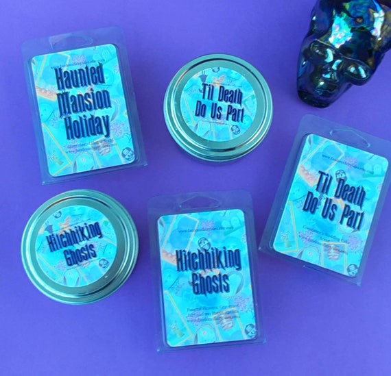 Haunted Mansion Wax tarts and candles.  - Hitchhiking Ghosts Wax Melts  Wax Tart