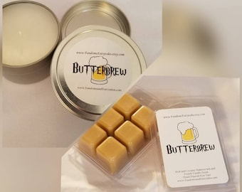 Butterbrew Wax melts or candle , Butterbrew Wax tart, Butterbrew Scented Wax