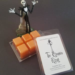 Jack Skellington The Pumpkin King scented wax melts -Pumpkin Spice Disney Inspired Scented Wax Tart- Wax melts