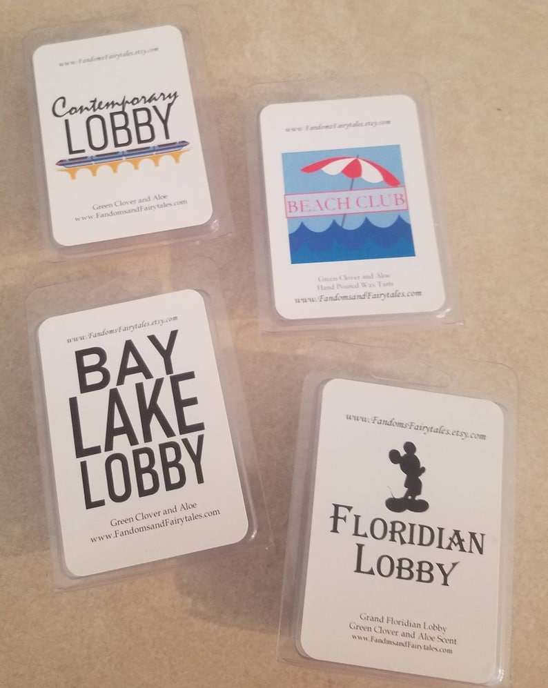 Floridian Lobby Resort Wax Melts, Spray, candle Green Clover and Aloe Scent Deluxe image 3