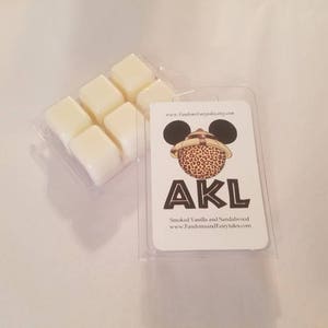 AKL Wax melts and Candles - Animal Kngdom Lodge Inspired Scented Wax melts and Candles Smoked Vanilla Sandalwood