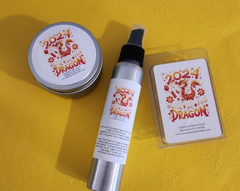 Year of the Dragon 2024 Scented Wax Melts, Candles and Room Spray