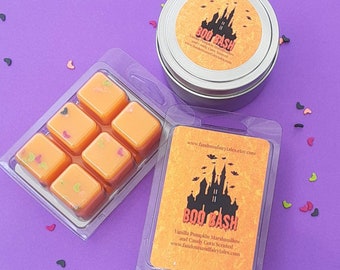 Boo Bash Wax Melt, Candle or Room Spray Magical Vanilla Pumpkin Marshamallow and Candy Corn scent