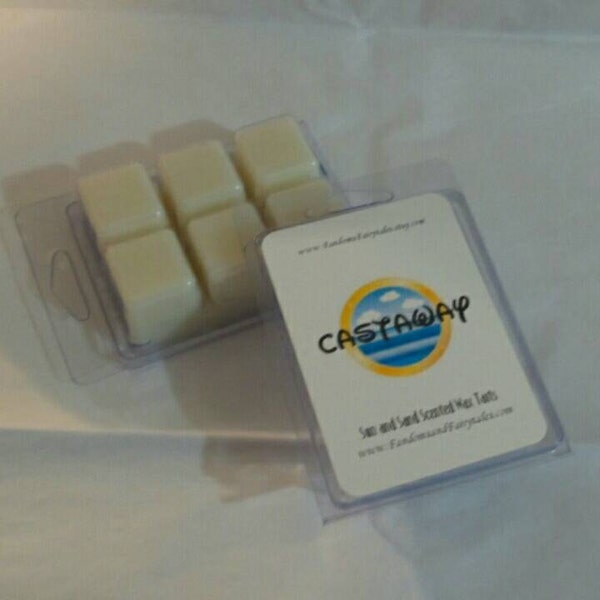 Castaway Wax Tarts-DCL Cruise Wax Melt or candle-  Sun and Sand scented- Disney Inspired Scent