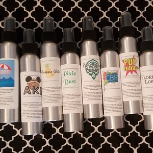 Room Sprays - All the  Theme Park  inspired scents - resorts, attractions, character scents