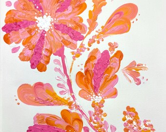 Abstract Floral Painting