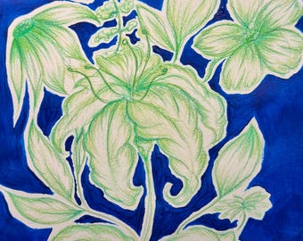 Abstract Floral Print