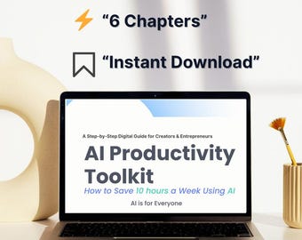 AI Productivity eBook | ChatGPT Prompts, Automation & Business Tools for Creators and Entrepreneurs
