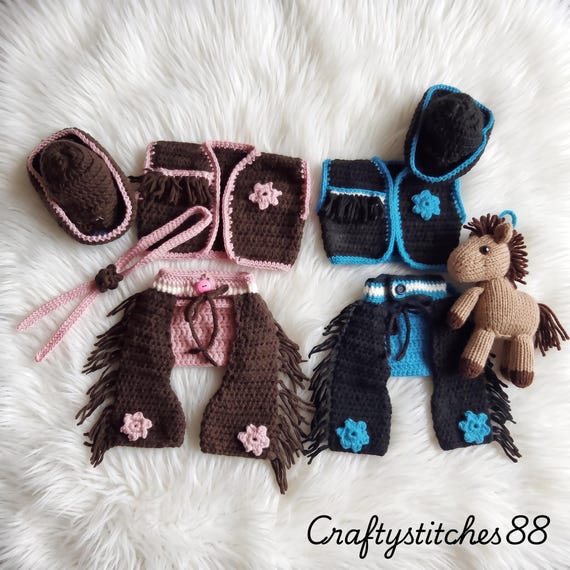 Baby Cowboy Chaps Set | Handmade Western Baby Outfit | Fringe Chaps Costume | Baby Cowboy Hat Vest Tie Set | Western Halloween Outfit
