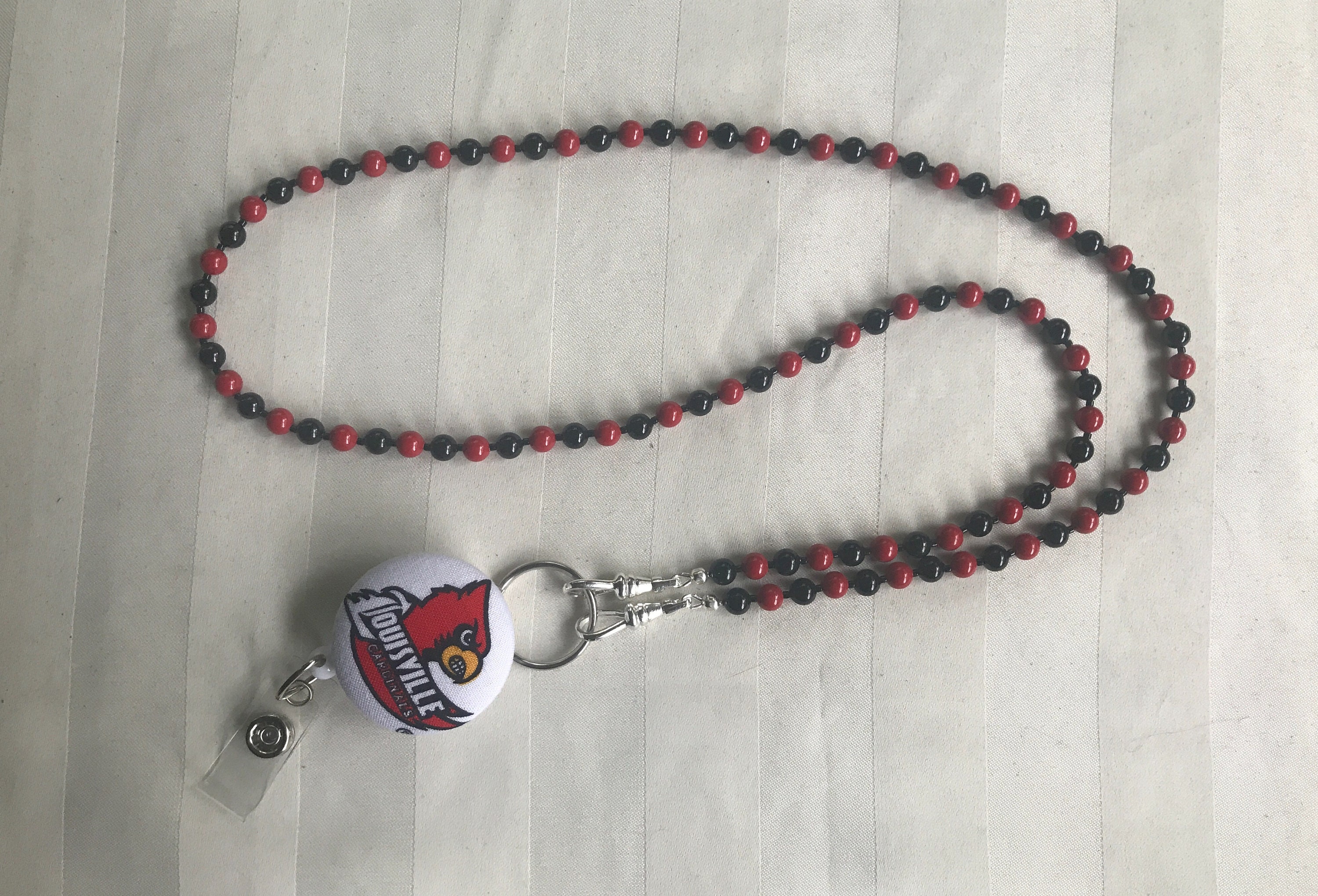 Siskiyou CDE88CN NCAA Louisville Cardinals Dangle Earrings & Chain Necklace Set