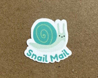 Snail Mail Sticker Flakes, Mail, TPC, Traveling Postcard