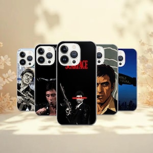 Scarface Phone Case Tony Montana Cover For iPhone 17Pro, 16, 15, 14, 13, 12, Samsung S25, S24, S23Fe, S22, A16, A26, A56, Pixel 10, 9Pro