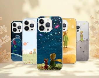 Little Prince-telefoonhoesje Storybook Cover voor iPhone 17Pro, 16, 15, 14, 13, 12, Samsung S25, S24, S23Fe, S22, A16, A26, A56, Pixel 10, 9Pro