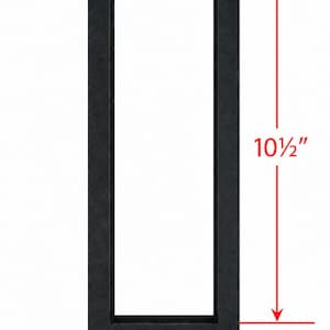 Tall Wide Garden Stake Holder for Fused Glass Artwork (3-5 Inches Wide)