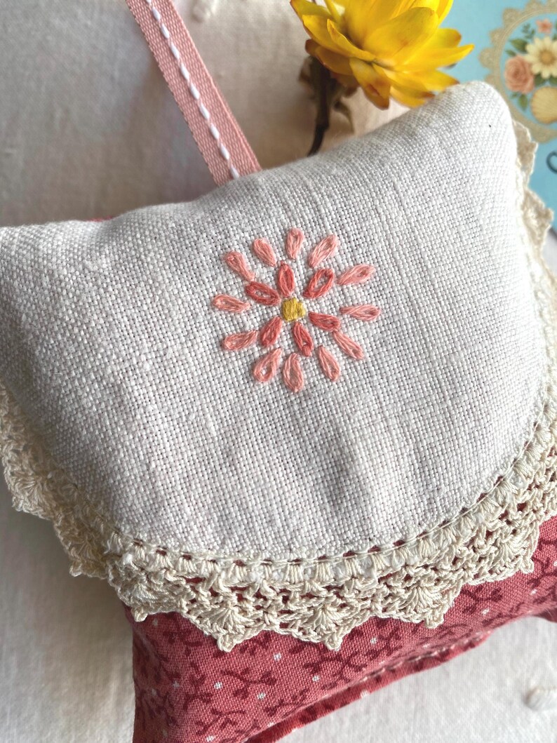 Lavender Filled Handcrafted Sachets - Square - Etsy Australia