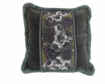 Hand-beaded Pillow from the 1930s