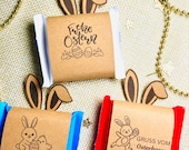 Ostern Druckvorlage für Ritter Sport Mini – Banderole PDF, DIY Tischdeko, Süßes Mitbringsel & Gastgeschenk