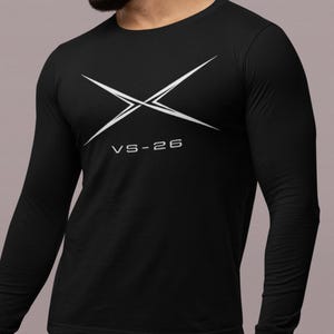 X Logo V8-26 Long Sleeve Shirt - Modern Brush Art Design Long sleeve, Urban Style Pullover