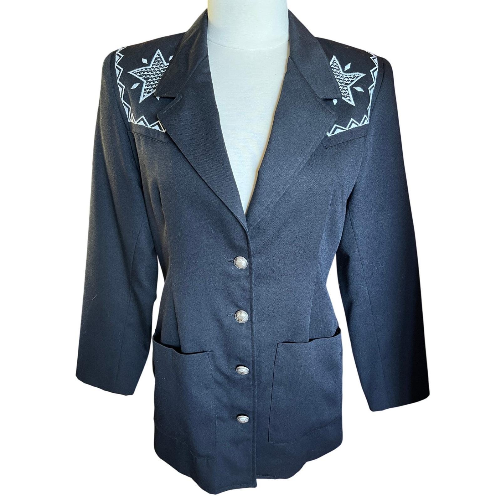 ジャケット・アウター vintage western design tailored jacket 80's Western Jacket - Etsy