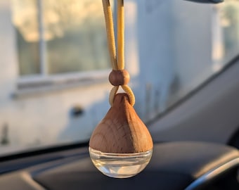 Diffusore per auto ricaricabile in legno / Deodorante per ambienti da appendere, accessorio con fragranza delicata