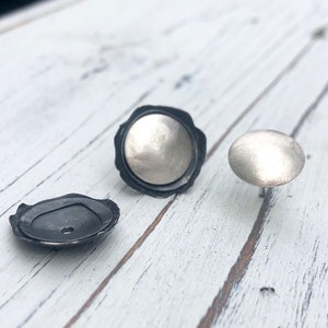 Jacke Ohrring | Alltag Ohrringe | Kreis Ohrringe | Doppelkreis Ohrringe