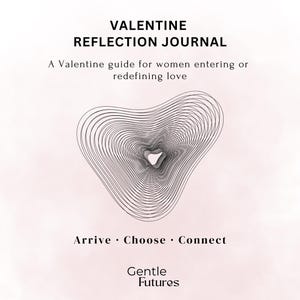 Valentine's Reflection Journal | Guided Prompts for Women (PDF Download)