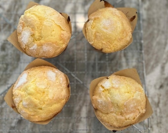 Receta de magdalenas de arroz portuguesas (sin gluten)