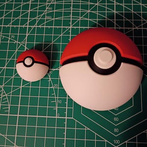 Aimants Pokeball imprimés en 3D plus grande taille - Conception N3D, Pokéball, Super, Ultra, Master, Love, Rocket, Premier, Dive, Eevee, Pikachu