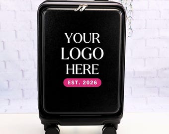 Custom Logo Suitcase, Personalized Business Travel Carry-On Luggage