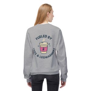Bleacher Chic Dance Sweatshirt (Leos & Legwarmers) - Game Day Style, Weekend Tournament Fashion, Sports Fan Crewneck