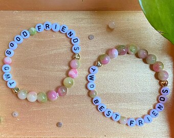 One Short Day from Wicked - Glinda and Elphaba inspired beaded friendship bracelets.