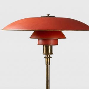 mid century brass floor lamp adjustable stilnovo italian 1950s standing light with metal shade