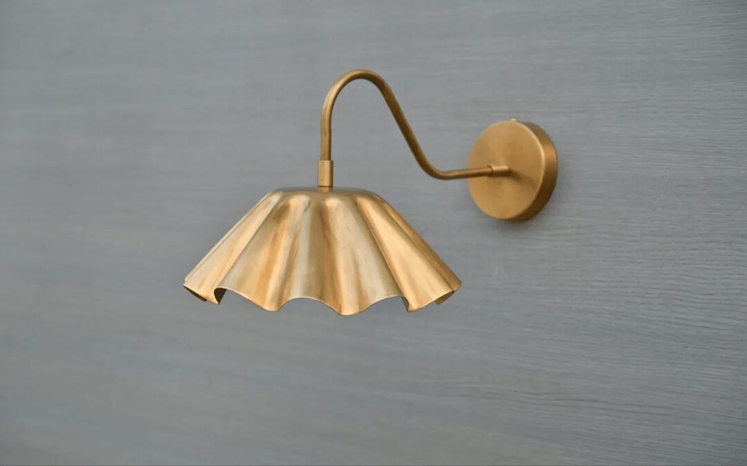 Handmade Industrial Wall Sconce – Adjustable Brass Lighting for Modern ...