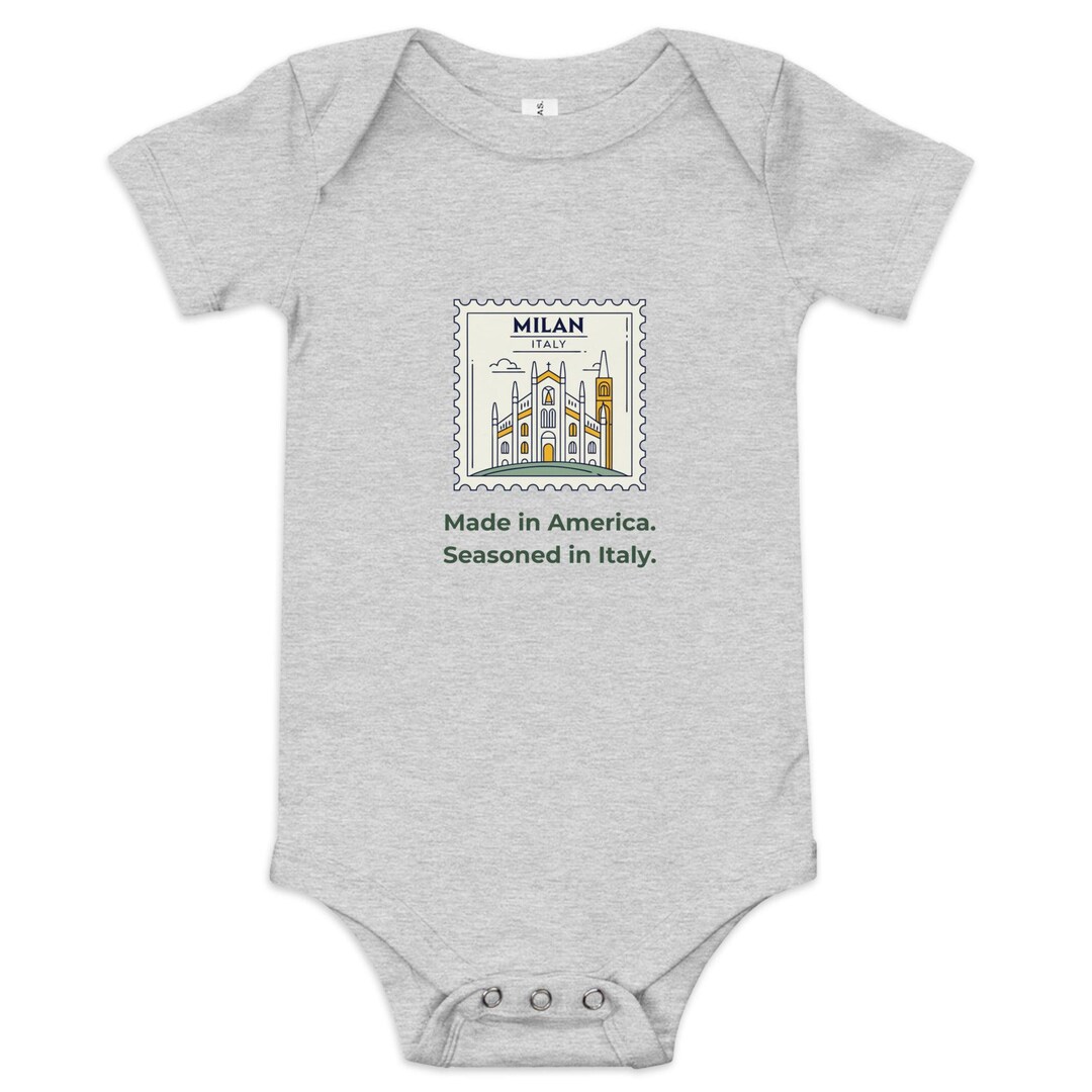 Baby Short Sleeve Onsie - Made in America. Seasoned in Italy. - Etsy