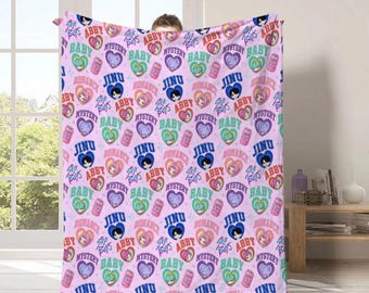 Blanket, Saja Boys, KPop Hunters, Demon Hunters, K-pop Boy Band, Kpop Demon Hunters, Bed Warning, Gift For Her, Home Decor, K-Pop Blanket