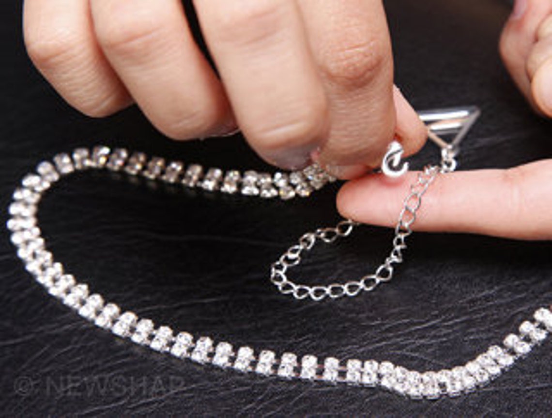 Rhinestone Bra Strap Sexy Brilliant Swarovski Crystals Etsy