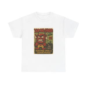 Dior Rag Chaser Monster Grafik T-Shirt | Jagd auf UFOs & Friedhöfe, Lets get Weird