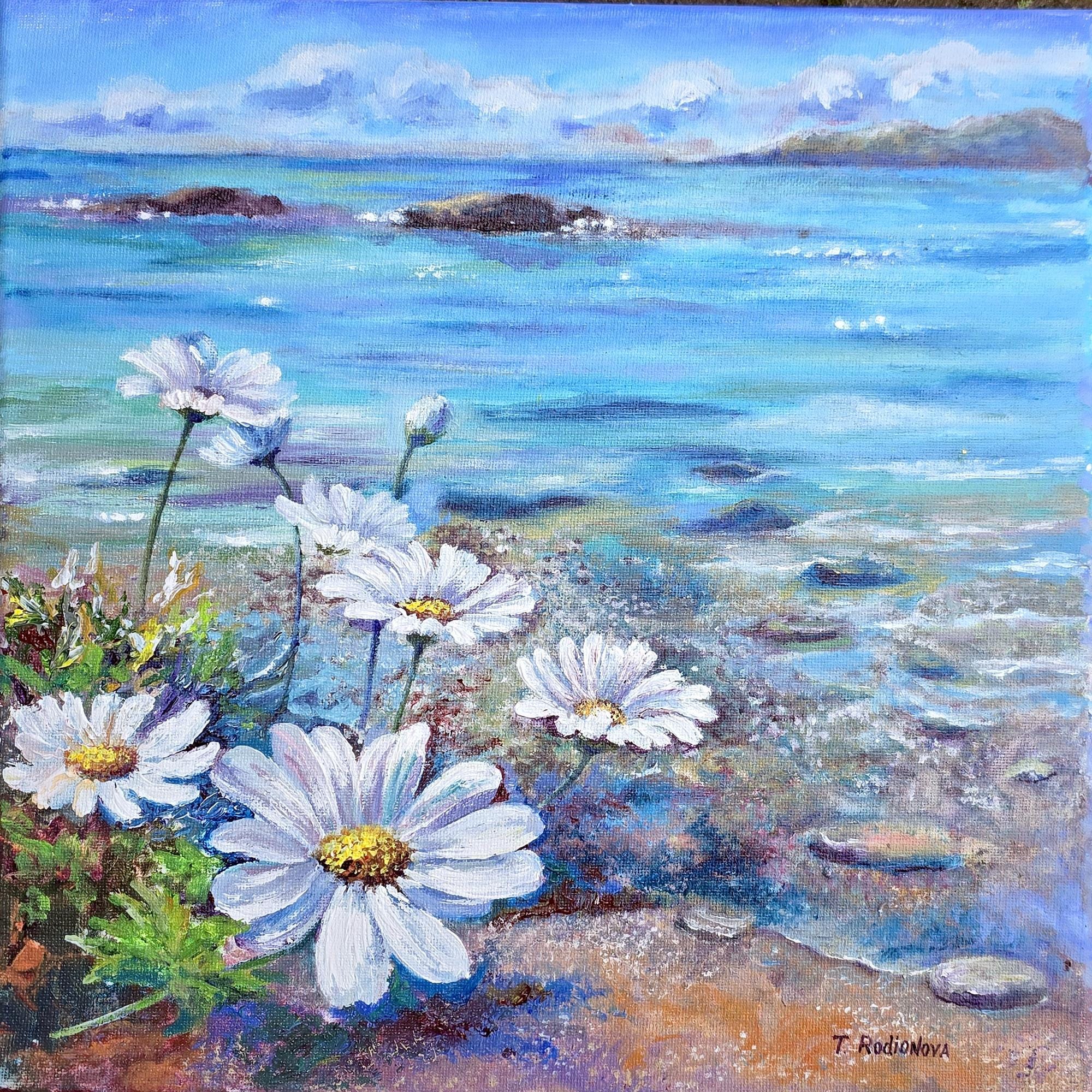 Sonoma Coast State Park Painting Coastal Original Art 12” by 12