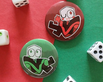 Pippins 44mm Button Pins