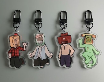 Dialtown Character 2.5" Acrylic Keychains