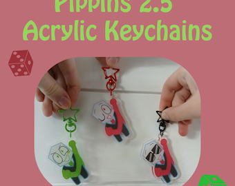 Battat (Restocked!)/ Red Pippins / Sunglasses Pippins 2.5" Acrylic Keychain