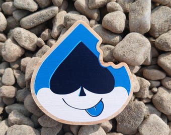 Lancer Cookie 2" Wooden Pin Badge